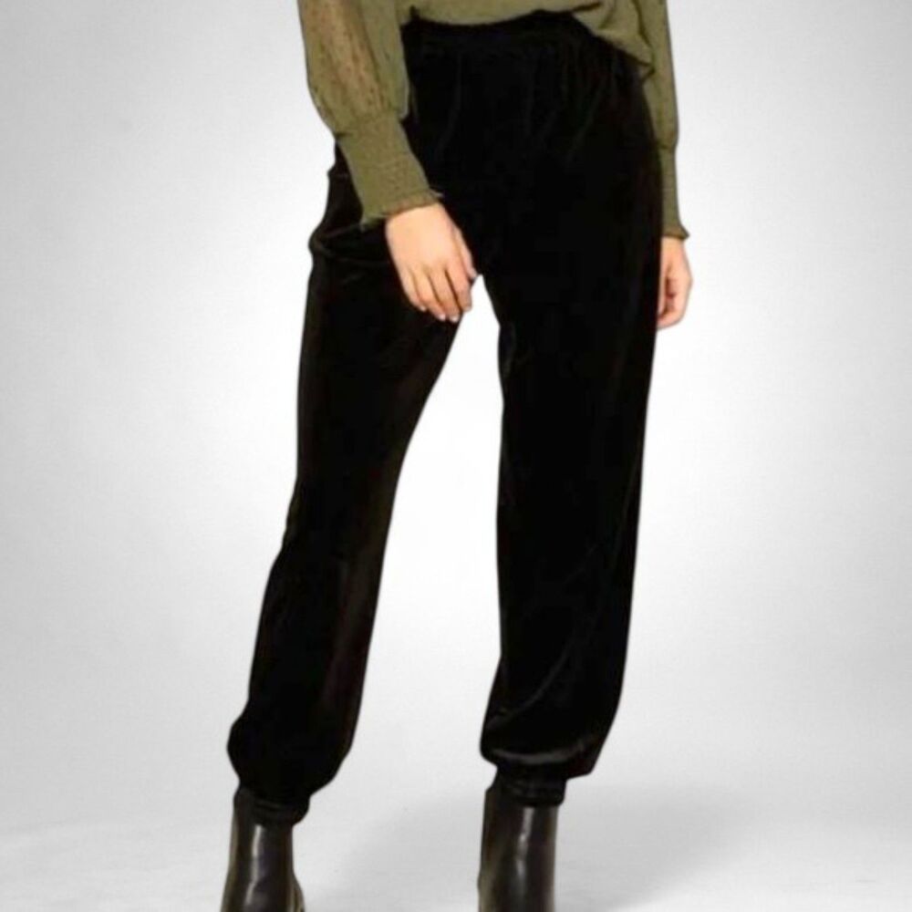 SKIES ARE BLUE ~ Plush Velvet Duster Coat and Jeggings - BLACK! NWT! Size 2X - Picture 11 of 15